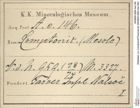 Etiketten zu Comptonit/Thomsonit (NHMW-MIN-Ae146)
